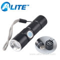 Aluminum Alloy Small Size Torch USB Pocket Flashlight